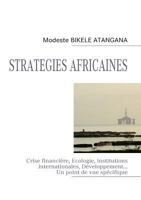 STRATEGIES AFRICAINES: Crise financière, Ecologie, institutions internationales, Développement...Un point de vue spécifique 2810615322 Book Cover