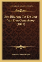Een Bijdrage Tot De Leer Van Den Genuskoop (1891) 1167452100 Book Cover