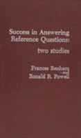 Success in Answering Reference Questions 0810819406 Book Cover
