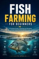 Fish Farming For Beginners: A Complete Guide to Starting and Managing a Small-Scale Fish Farming Operation B0H3NY1DX3 Book Cover