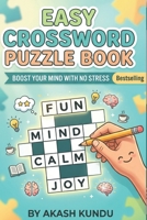 Easy CrossWord Puzzle Book B0B3SFJ179 Book Cover