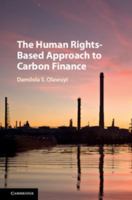 The Human Rights-Based Approach to Carbon Finance 110710551X Book Cover