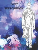 Fashion SketchBook: 100 Large Male Figure Templates With 10 Different Poses for Easily Sketching Your Fashion Design Styles 1699846863 Book Cover