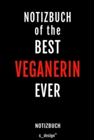 Notizbuch f�r Veganerin: Originelle Geschenk-Idee [120 Seiten kariertes blanko Papier] 1710053348 Book Cover