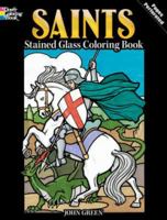 Saints Stained Glass Coloring Book 0486479099 Book Cover
