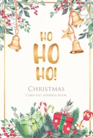 Christmas Card List Address Book: Beautiful Ornaments, Christmas Cards Keeper Organizer Book, 15 Year Send and Receive Greeting Cards Tracker, Address Record Books (Christmas Card Organizer Book) 1672044626 Book Cover