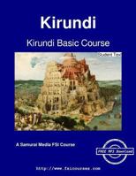 Kirundi Basic Course - Student Text 9888405691 Book Cover