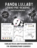 Panda Lullaby: Piano Pre-Reading Pieces for Beginners B0CHL9TDG8 Book Cover