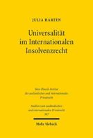 Universalitat Im Internationalen Insolvenzrecht 3161623401 Book Cover