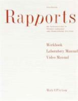 Workbook/ Lab/video Manual: Used with ...Walz-Rapports: An Introduction to French Language and Francophone Culture 0618239960 Book Cover