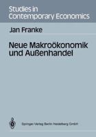 Neue Makrookonomik Und Aussenhandel 3540506829 Book Cover