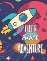 Outer Space Adventures: Coloring Book B0CHL1KLSS Book Cover