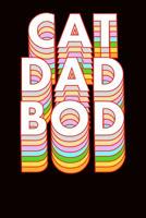 Cat Dad Bod: Ukulele Tab Notebook 6x9 120 Pages 1097656551 Book Cover