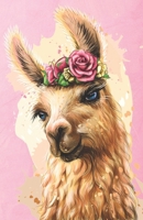 Internet Password Organizer: Artistic Portrait Of A Llama /Lama On A Pink Background (Discreet Password Journal) 1652811664 Book Cover