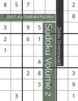 Sudoku Volume 2: 200 Easy Sudoku Puzzles B0841ZHT8V Book Cover