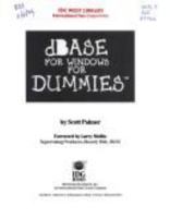 dBASE for Windows for Dummies 1568841795 Book Cover