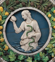 Della Robbia: Sculpting with Color in Renaissance Florence 0878468412 Book Cover