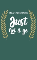 Don't Overthink Just Let it go: Username and Internet Password Keeper: Funny Teal Design 1671723724 Book Cover