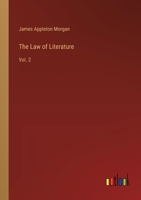 The Law of Literature: Vol. 2 338523879X Book Cover