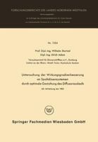 Untersuchung Der Wirkungsgradverbesserung an Spaltdusensystemen Durch Optimale Gestaltung Des Diffusorauslaufs 3663064638 Book Cover