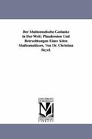 Der Mathematische Gedanke in Der Welt 141817971X Book Cover