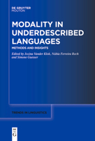 Modality in Underdescribed Languages: Methods and Insights 3111631699 Book Cover