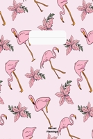 Carnet Flamingo: Cahier flamant rose pour les femmes et les filles comme cahier de devoirs. 1657615251 Book Cover