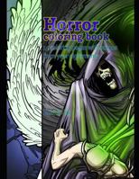 Horror coloring book: 15 coloring pages with scenes from your nightmares 1719976090 Book Cover