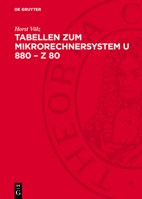 Tabellen Zum Mikrorechnersystem U 880 - Z 80 3112783085 Book Cover