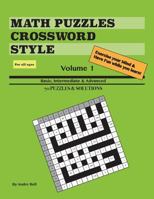 Math Puzzles Crossword Style Vol 1 1545588228 Book Cover