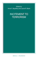 Incitement to Terrorism 9004359818 Book Cover