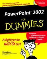 PowerPoint. 2002 for Dummies. 0764508172 Book Cover