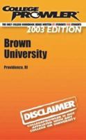 College Prowler: Brown University (Collegeprowler Guidebooks) 1932215158 Book Cover