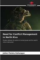 Need for Conflict Management in North Kivu 620699225X Book Cover