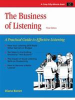 Crisp: The Business of Listening, Third Edition: A Practical Guide to Effective Listening (Fifty-Minute Series.) 1560525908 Book Cover