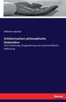 Schleiermachers Philosophische Gotteslehre 3743419890 Book Cover