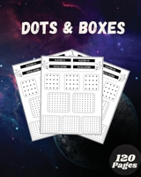 Dots and Boxes: Dot to Dot Grids Game of Dots Marble Cover Design 1716338484 Book Cover
