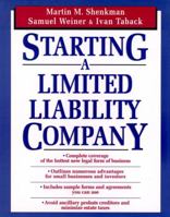 Starting a Limited Liability Company 0471226645 Book Cover