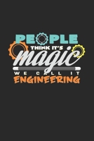 People think it's magic engineering: 6x9 Engineers - dotgrid - dot grid paper - notebook - notes 1692738380 Book Cover