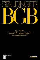 §§ 779-782: (Vergleich, Schuldversprechen, Schuldanerkenntnis) (German Edition) 3805900023 Book Cover