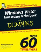 Windows Vista Timesaving Techniques For Dummies 0470053682 Book Cover