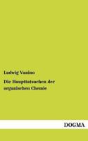 Die Haupttatsachen Der Organischen Chemie 1149343656 Book Cover