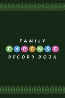 Family Expense Record Book: Comprehensive Budgeting Workbook To Track Household Income & Spending; Detailed Personal Finance Budgeting Tools; Daily Weekly Monthly Budget Planner; Easy Bill Expense Org 167670079X Book Cover