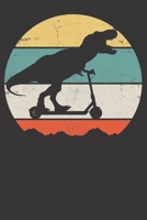 Notebook: T-Rex Scooter College Ruled 6x9 120 Pages 1088687857 Book Cover