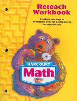 Harcourt Math: Reteach Workbook Grade 1 0153364874 Book Cover