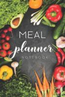 Meal Planner Notebook: 52 Week Food Planner Notebook / Diary / Log for Meal Planning with Grocery Shopping List - Vintage Vegetables Background 1691308889 Book Cover