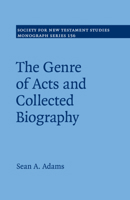 The Genre of Acts and Collected Biography 1108733964 Book Cover