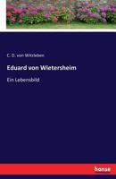 Eduard Von Wietersheim 3742866796 Book Cover