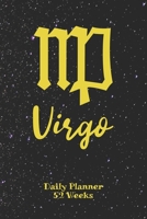 Virgo Zodiac Sign - Daily Planner 52 Weeks: Astrology Appointment Book, Horoscope weekly calendar, undated, 120 Pages, 6 x 9 Organizer 1673998844 Book Cover