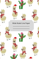 Baby Alpaca Theme Wide Ruled Line Paper 1674997825 Book Cover